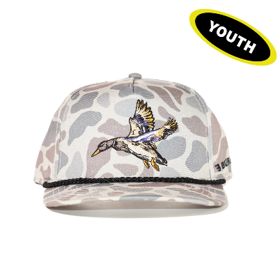 Burlebo, Diving Mallard Classic Deer Camo Youth Hat