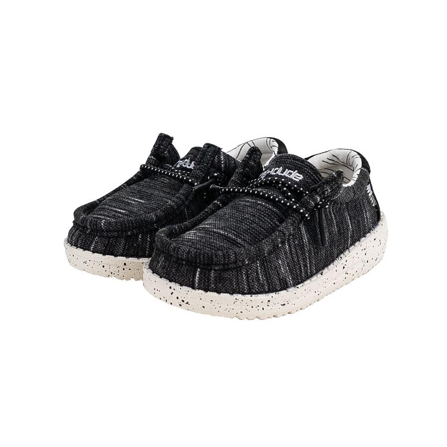 Hey Dude Wally Toddler Stretch Black