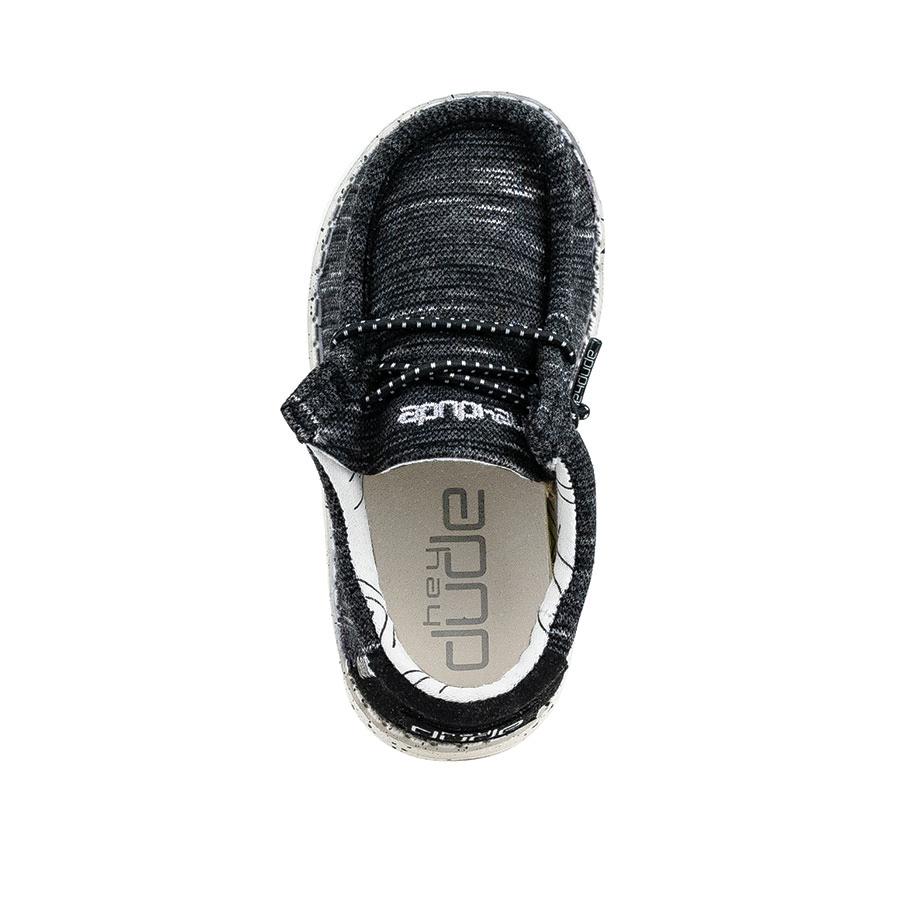 Hey Dude Wally Toddler Stretch Black