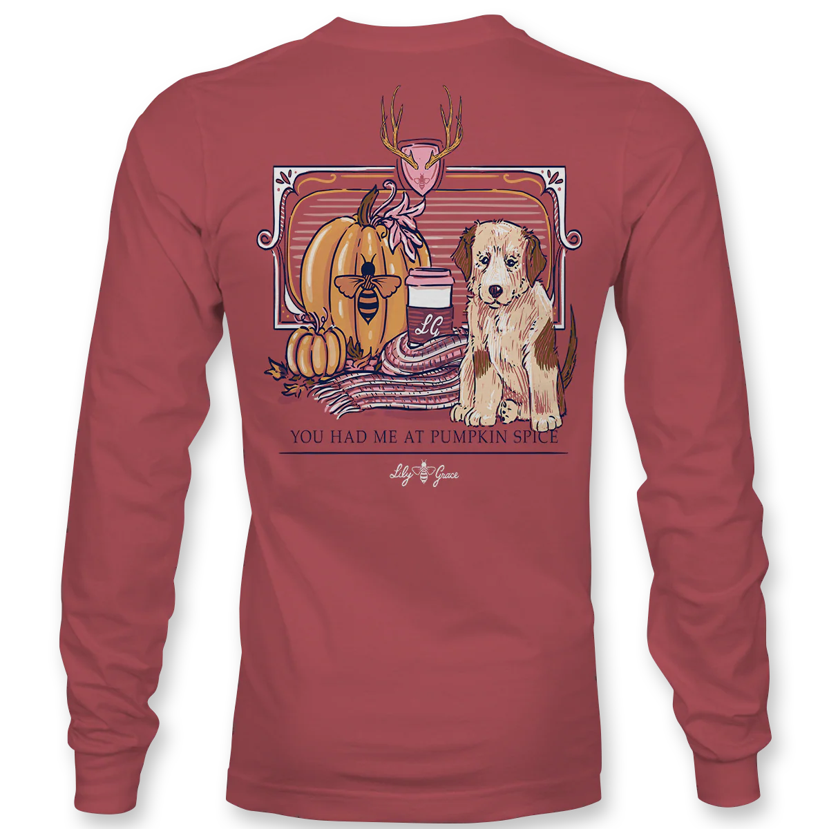 Pumpkin Spice Long Sleeve, Brick