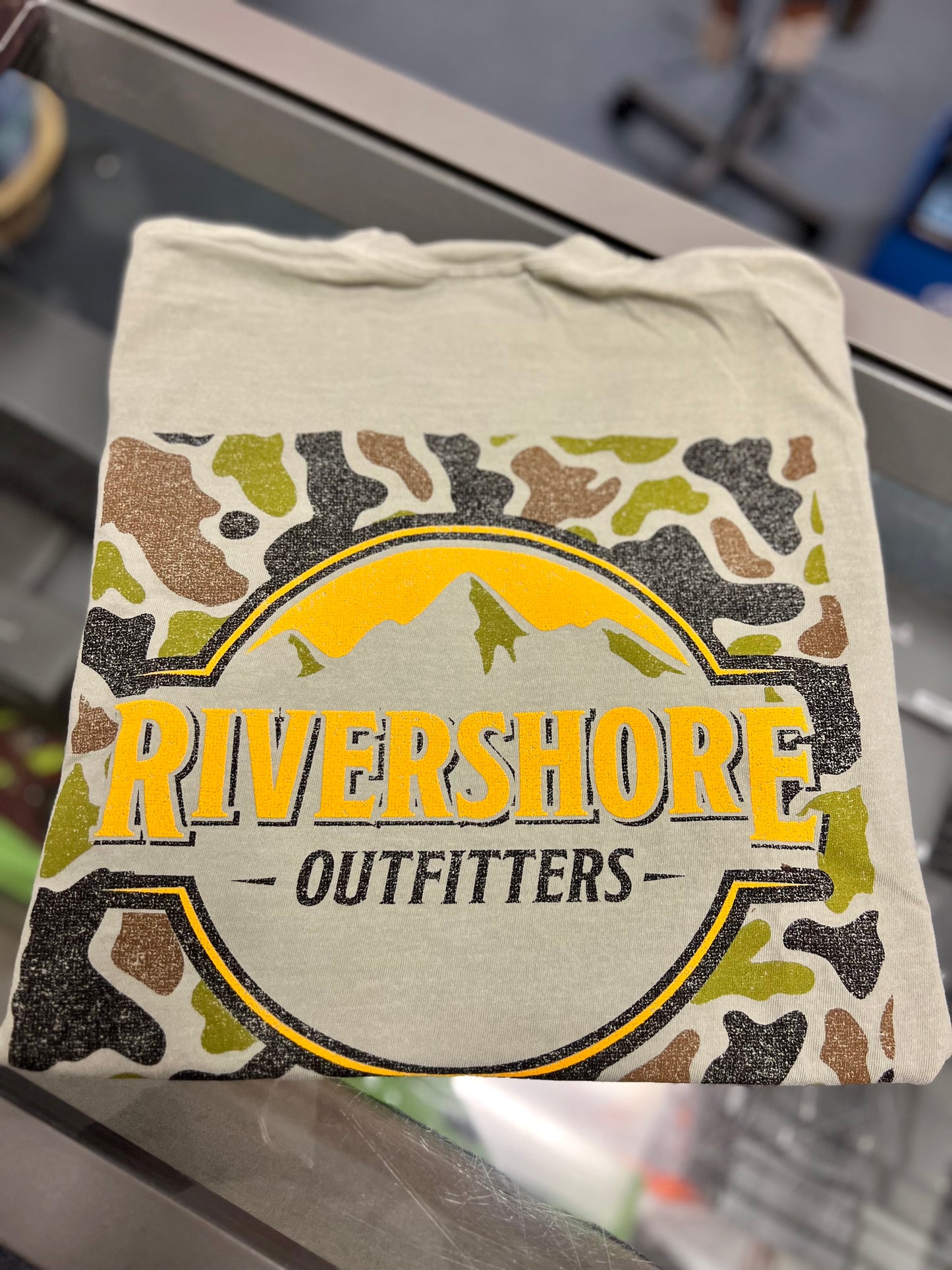 RSO Camo Mountains Short Sleeve, Sandstone