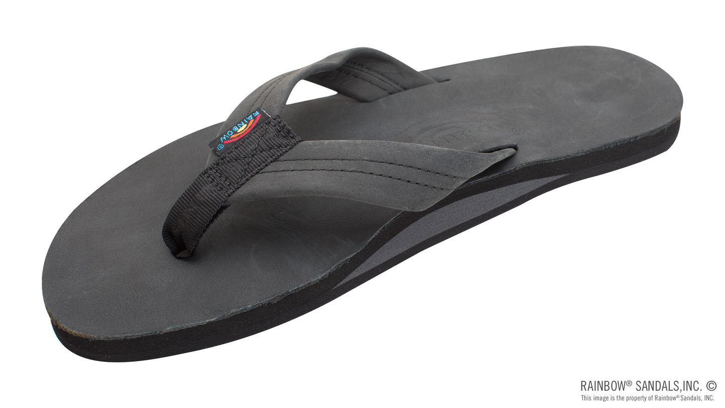 Rainbow Men's Single Layer, 1" Strap, Premier Black (301ALTS0-PBLK)