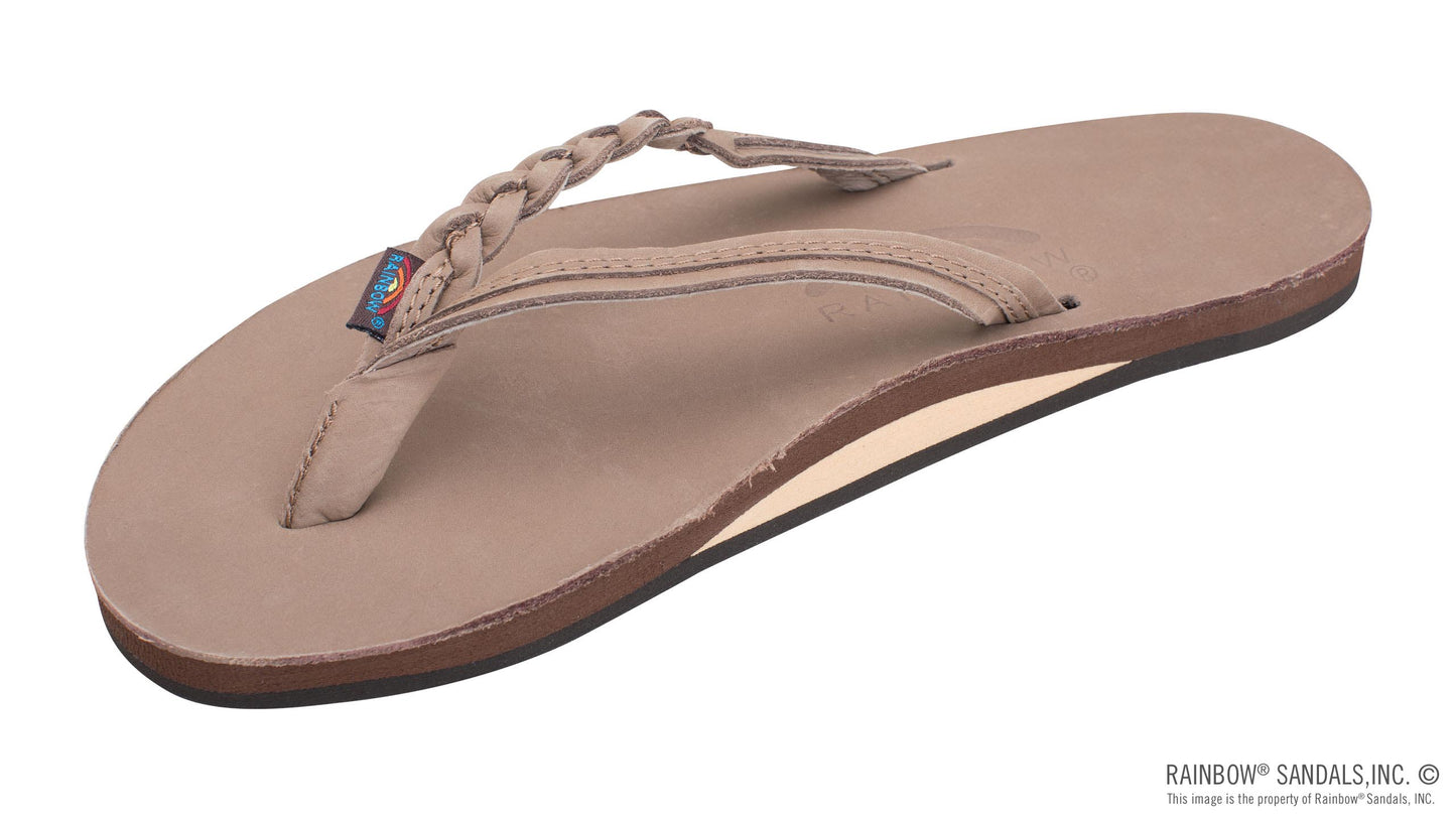 Rainbow Women's 301ALTSB Flirty Braidy, Dark Brown