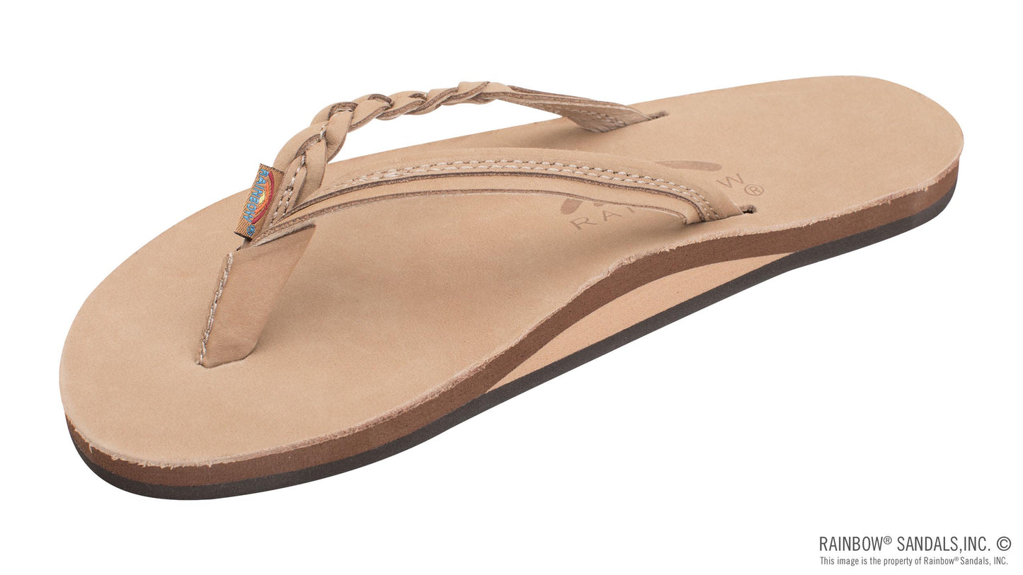 Rainbow Women's Flirty Braidy 1/2", Sierra Brown (301ALTSB-SRBR)