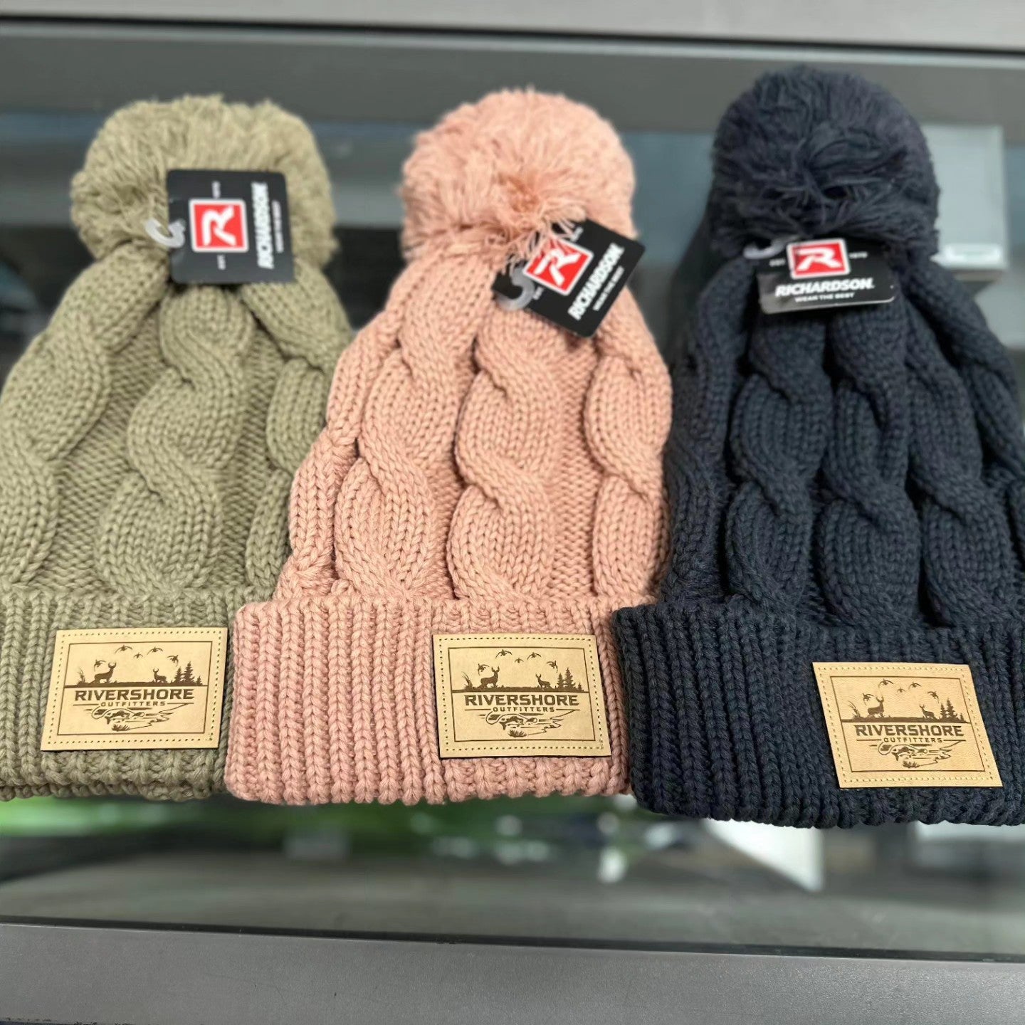 RSO Leather Patch Twist Knit