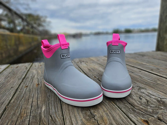 Women's Pink/Gray Buoy Boots