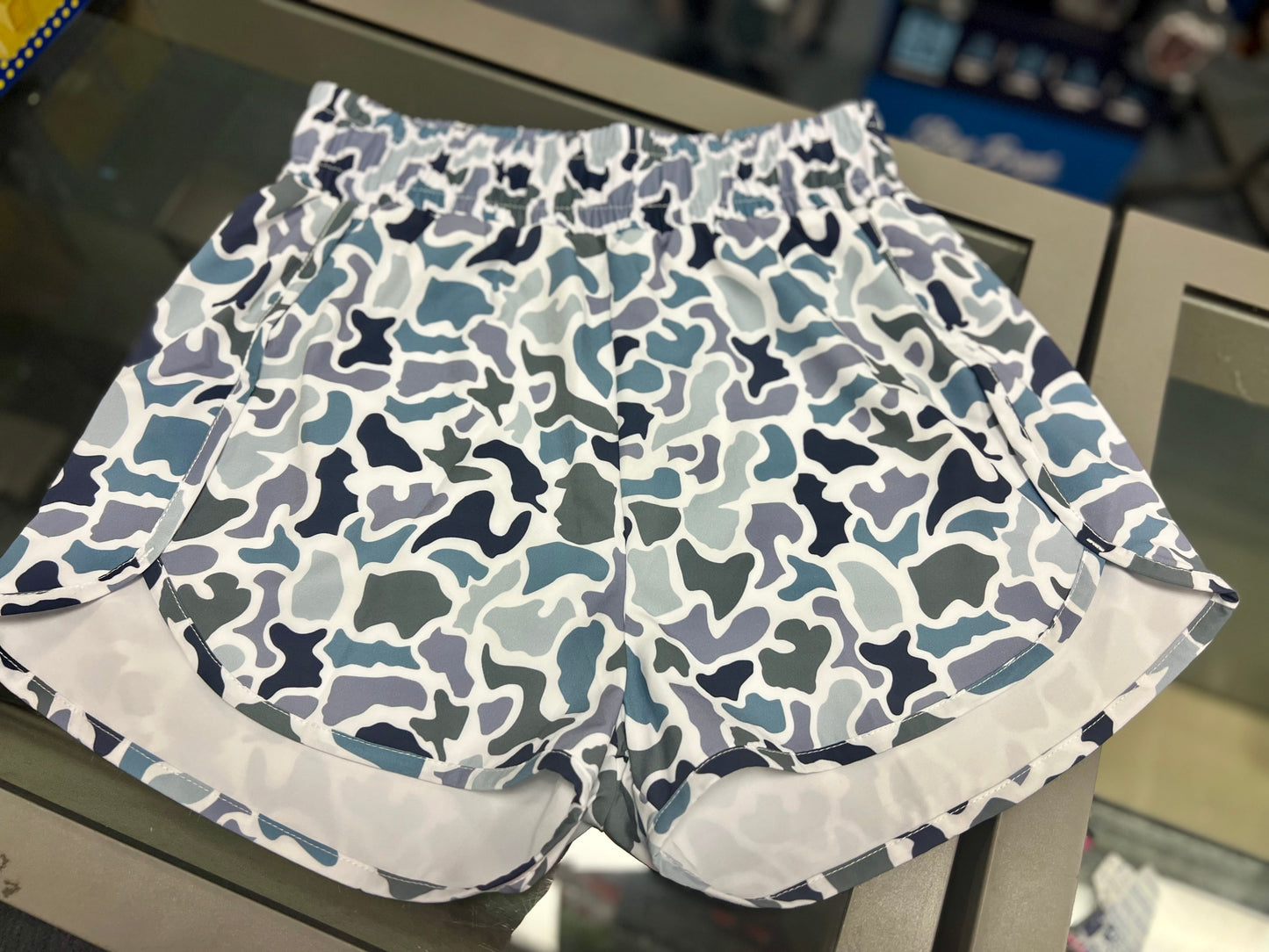 RSO Women's Shorts, Blue Duck Camo