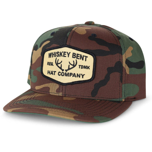 Whiskey Bent Hat Co, 8 Point Camo 6 Panel