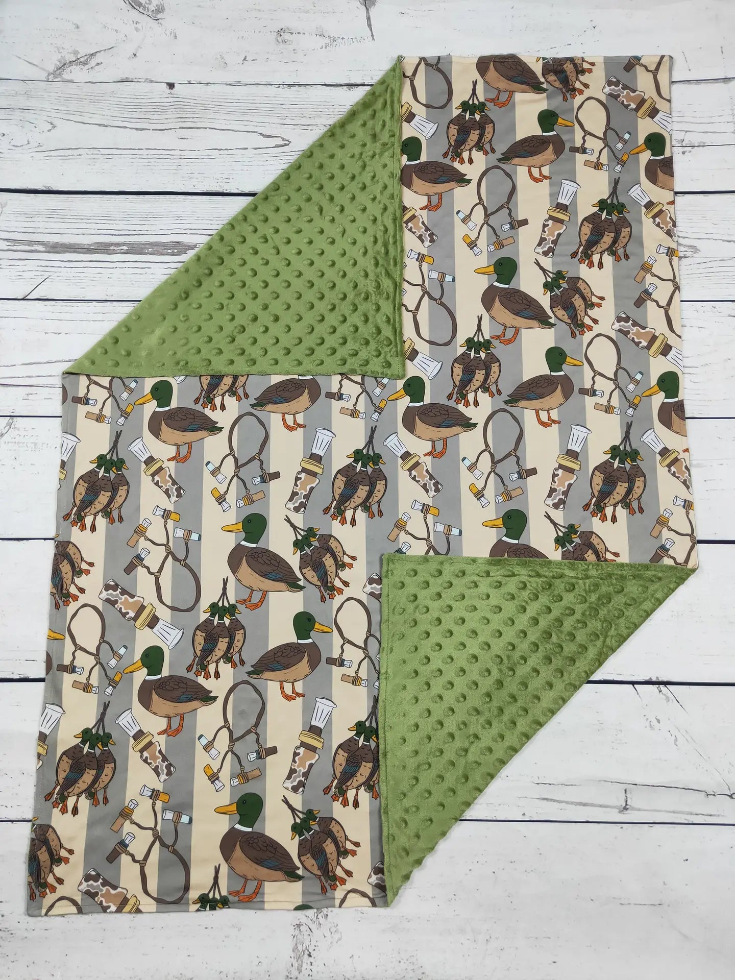 Camo Duck Hunt Baby Blanket