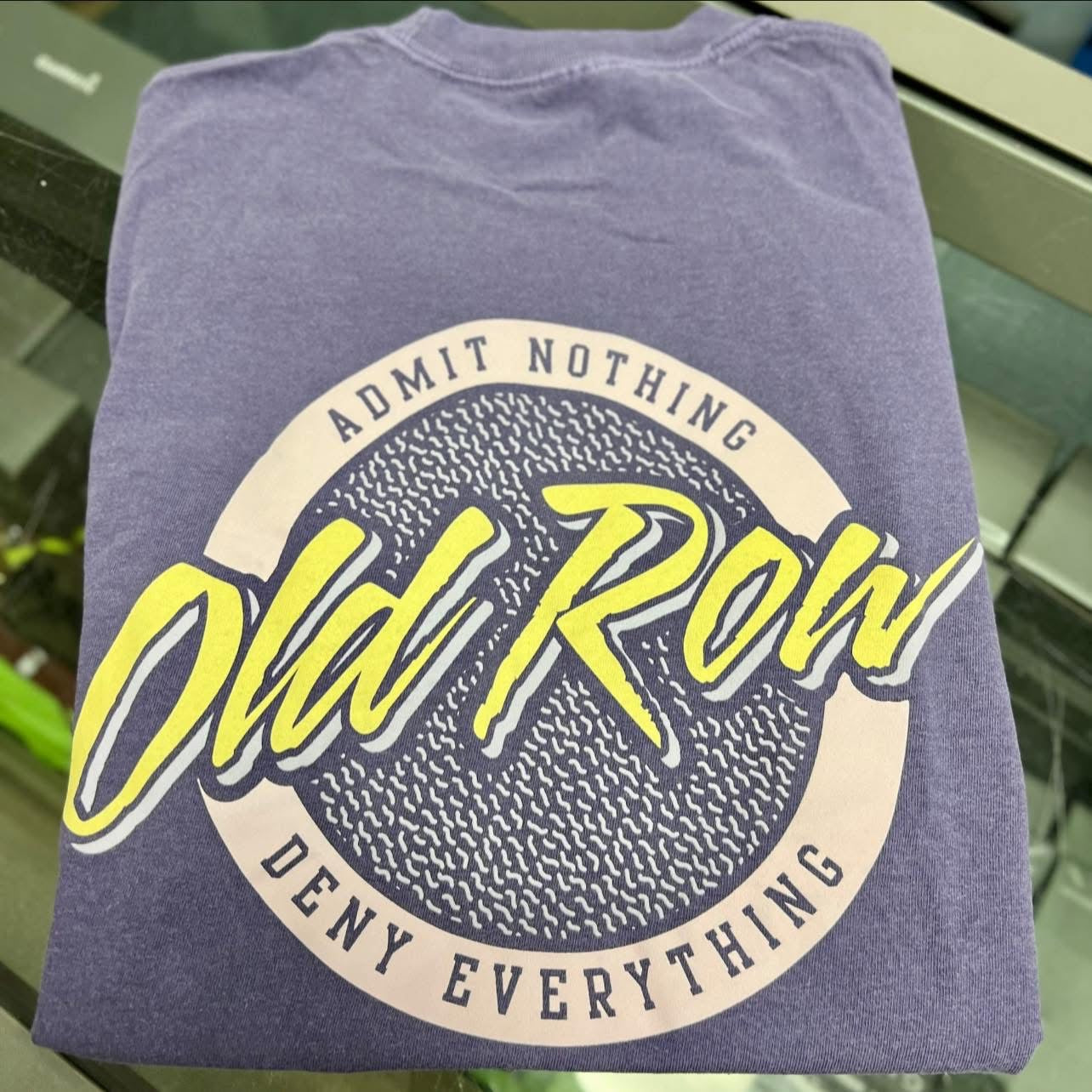 Old Row Circle Logo Tee, Grape