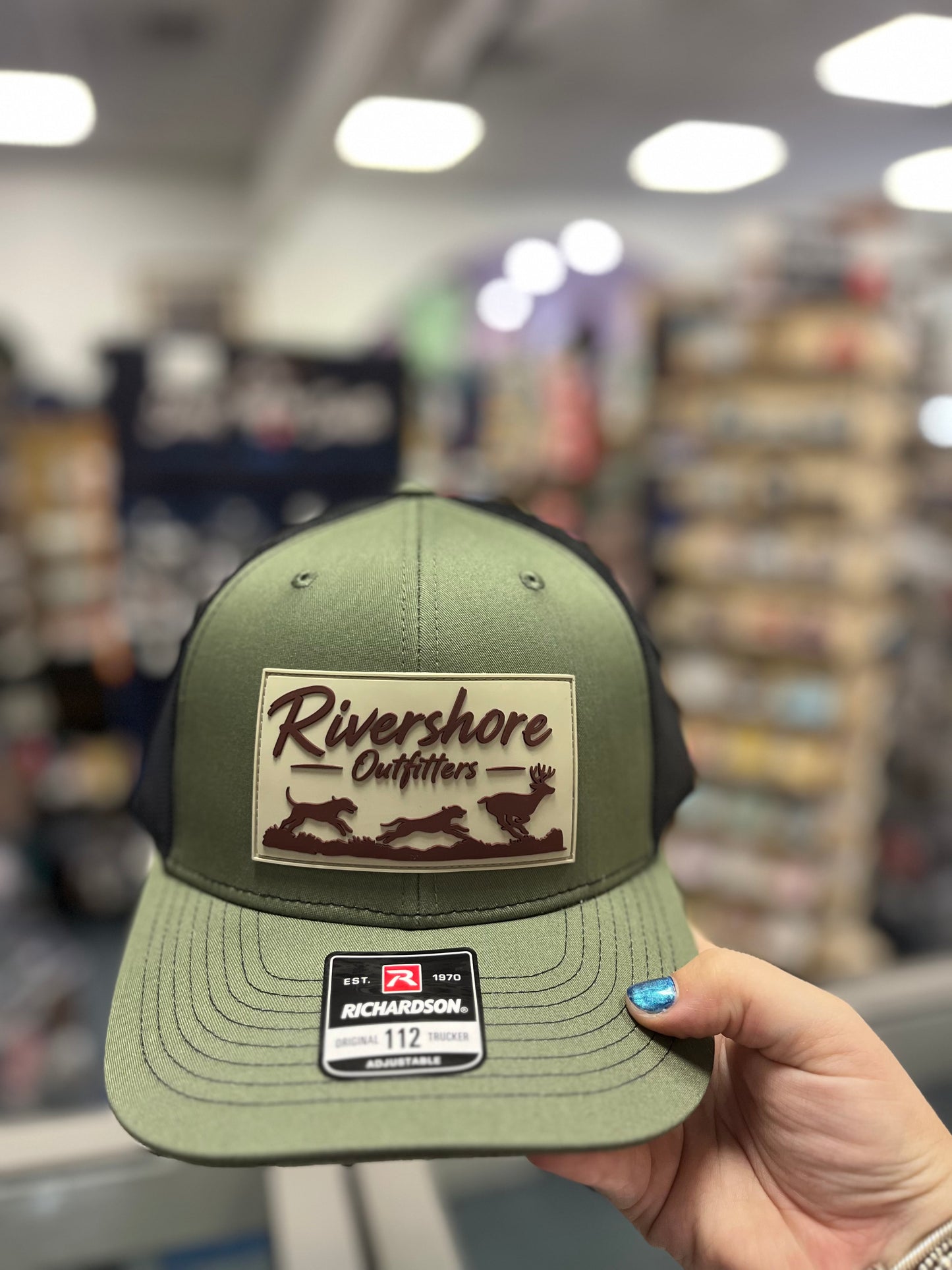 RSO Deer Dog Patch Hat, 112 Loden/Black