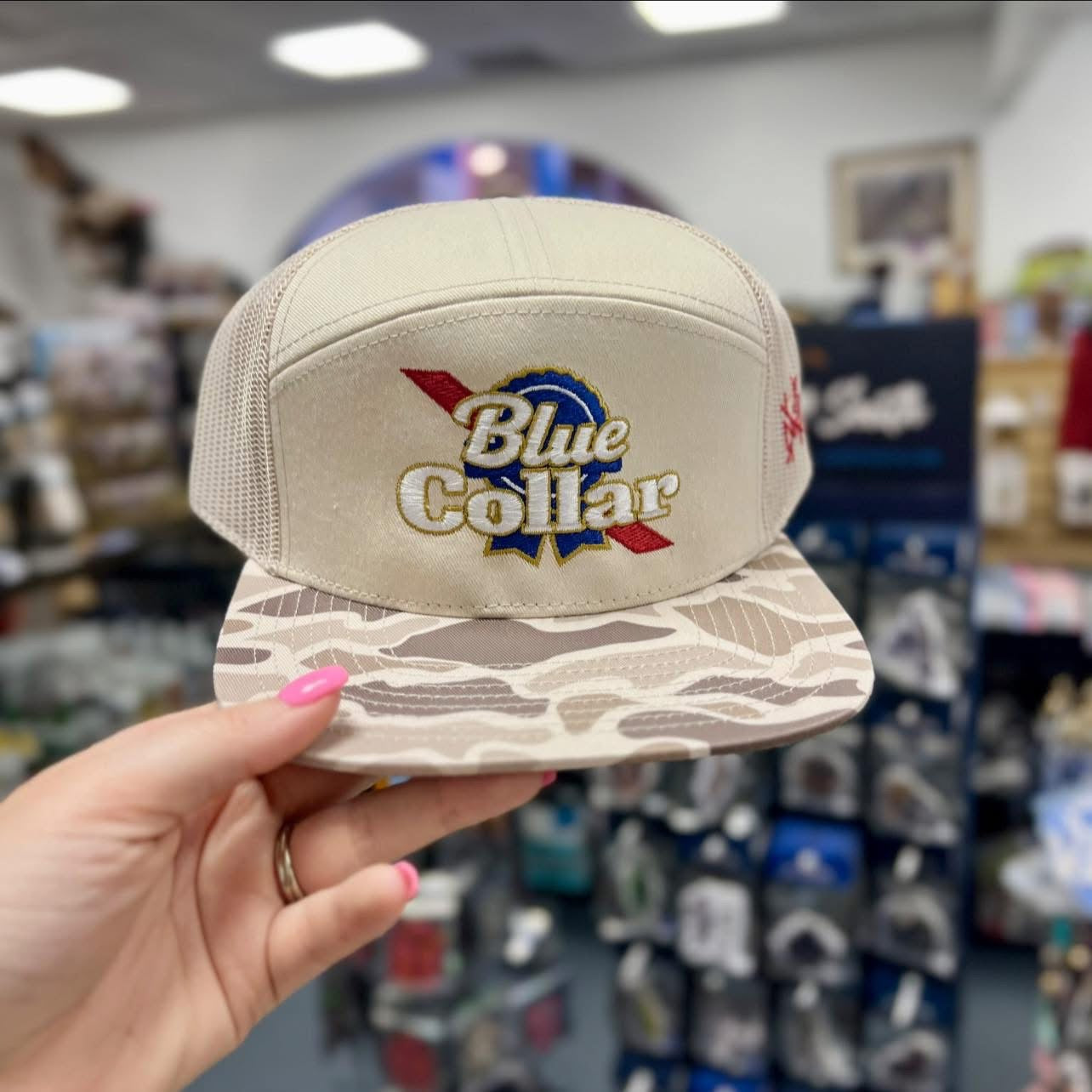 Blue Collar Dollar, Flat Bill Lowland/Khaki