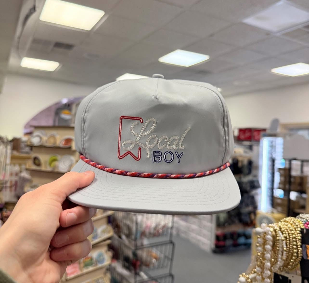 Local Boy, Neon Ultra LP Rope Hat, Fog