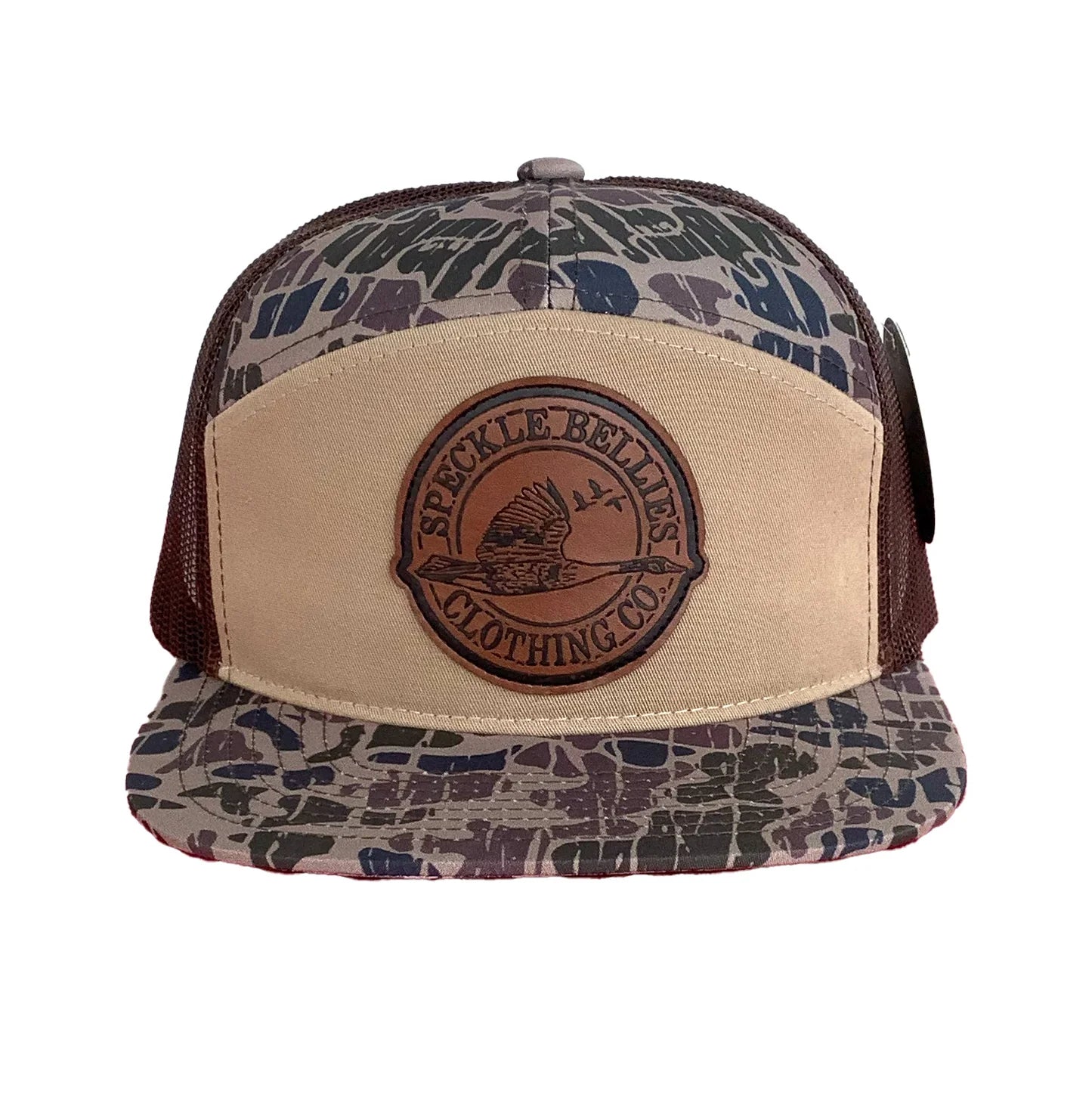 XL Circle Logo 7 Panel Cap, Stone Creek