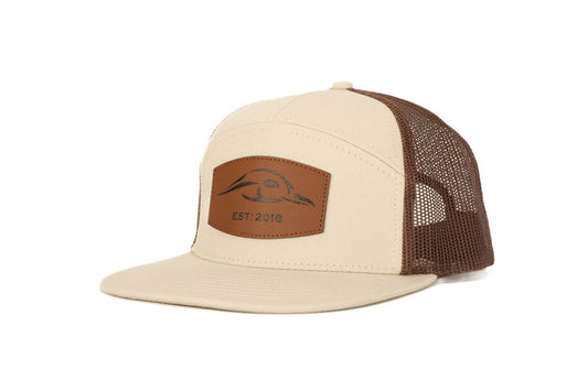 AFW Youth Leather Patch 7 Panel Trucker