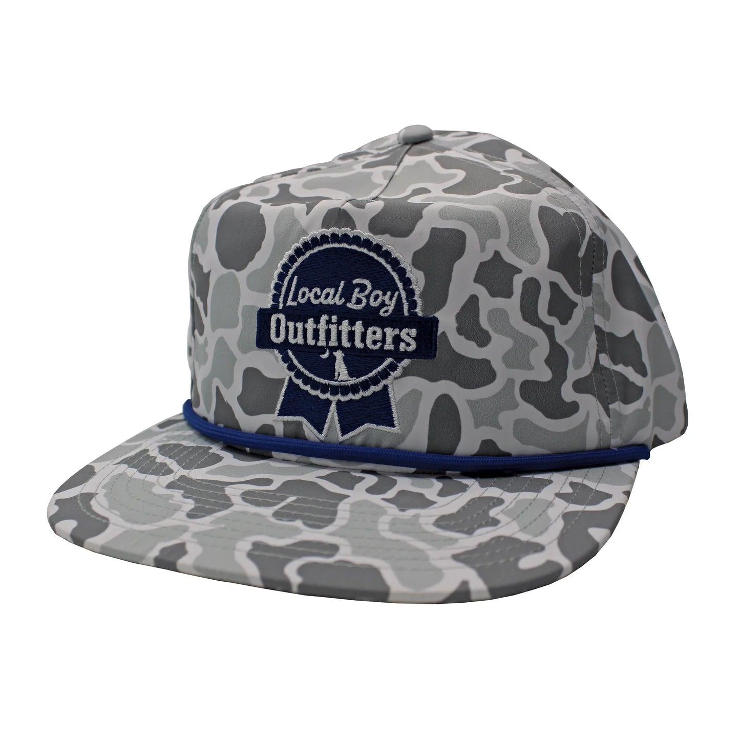 Blue Ribbon LP Rope Hat, White Localflage