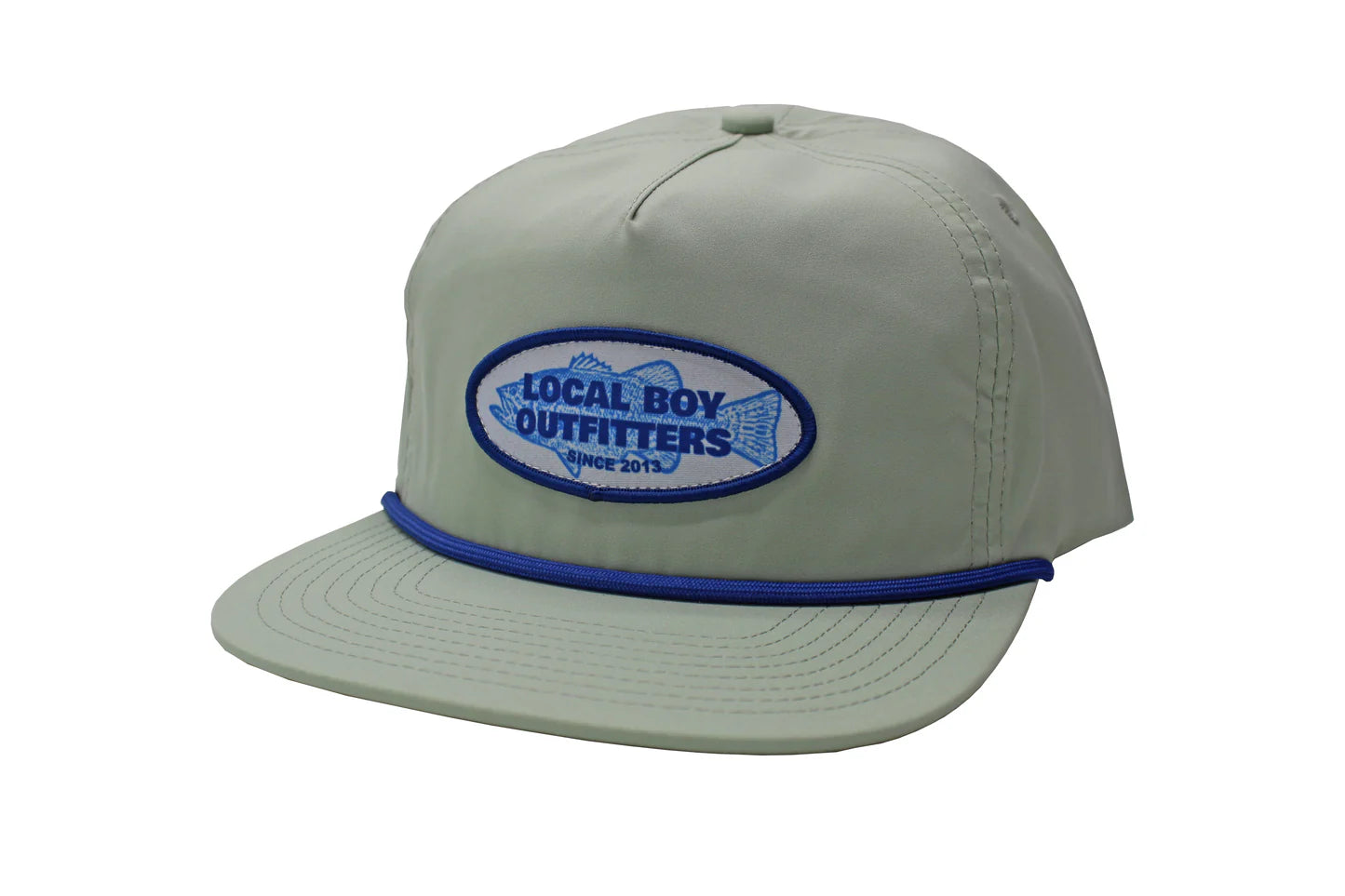 Gone Fishin' Patch LP Rope Hat, Quarry