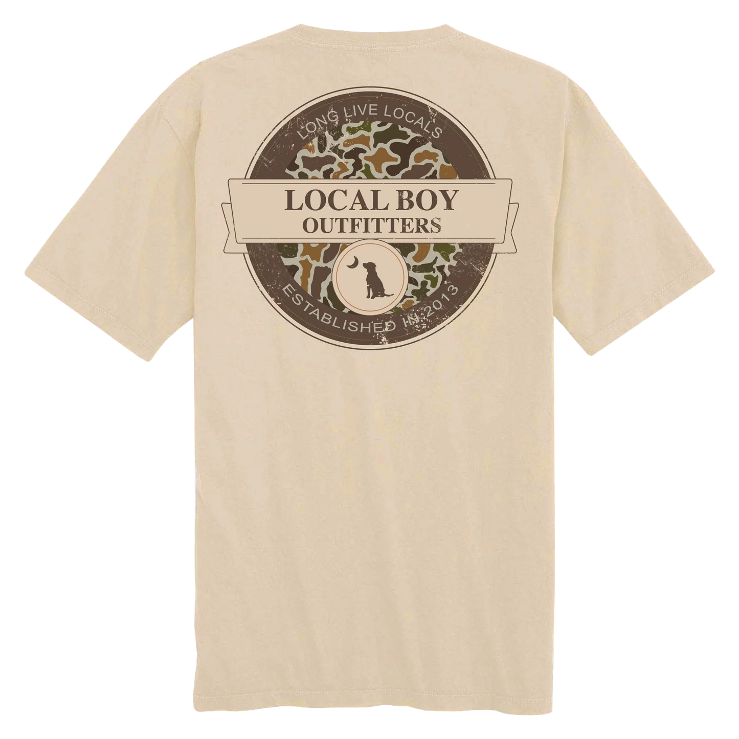 Toddler Vintage Sphere SS Tee, Latte