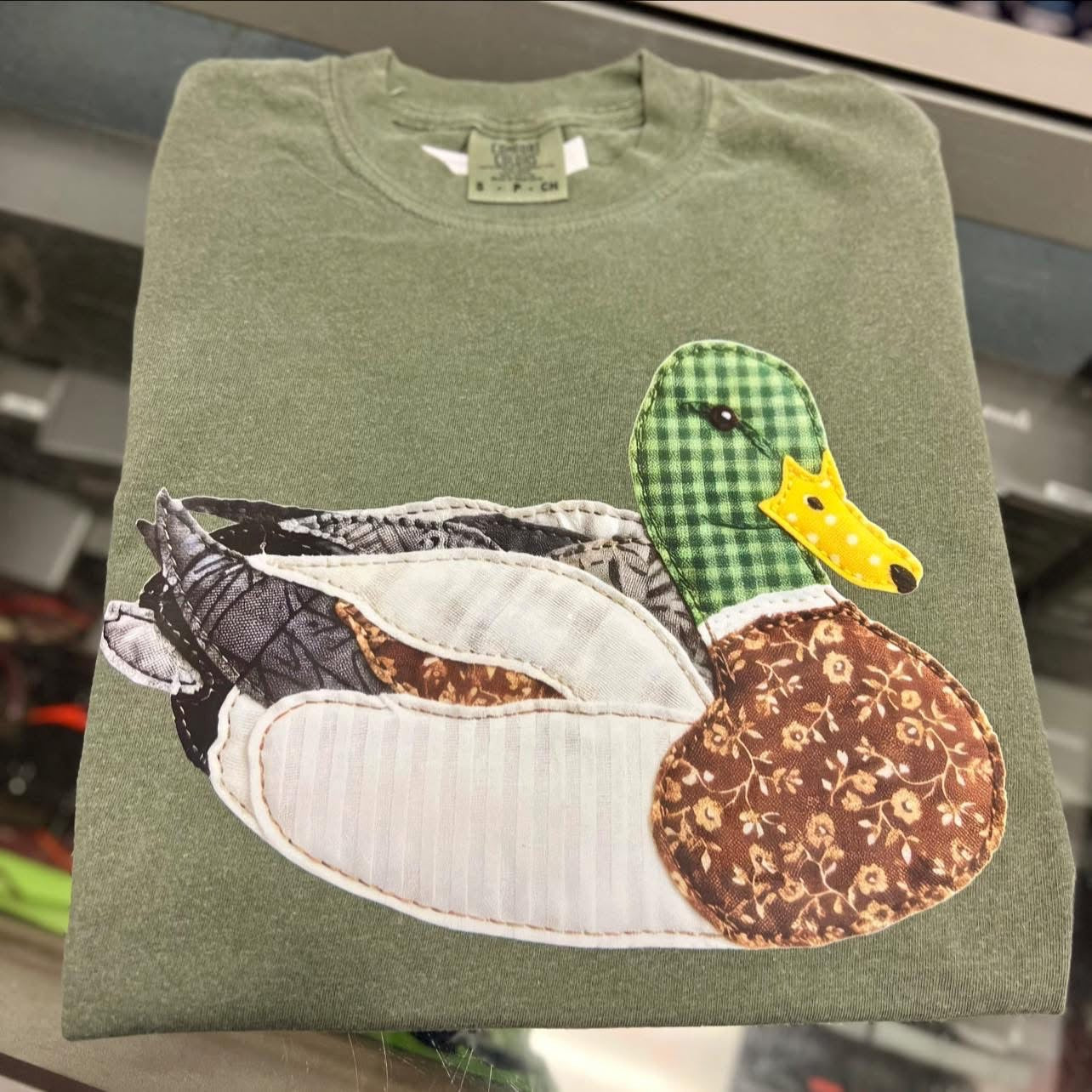 Faux Patchwork Mallard Tee