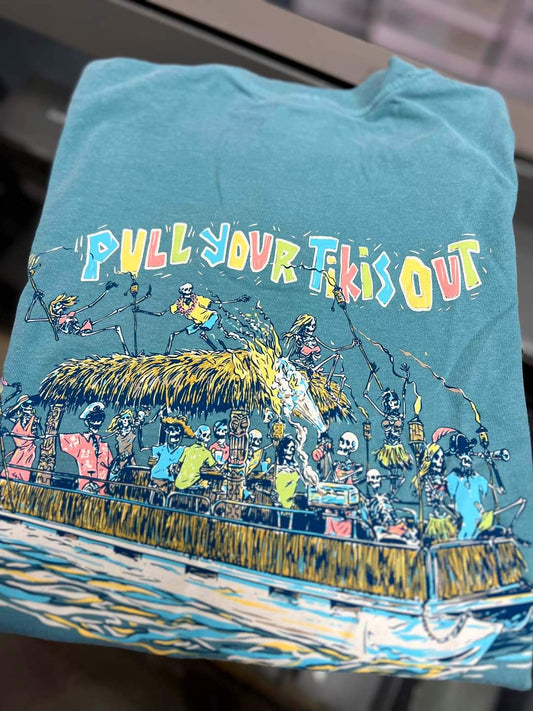 Pull Your Tikis Out Pocket Tee