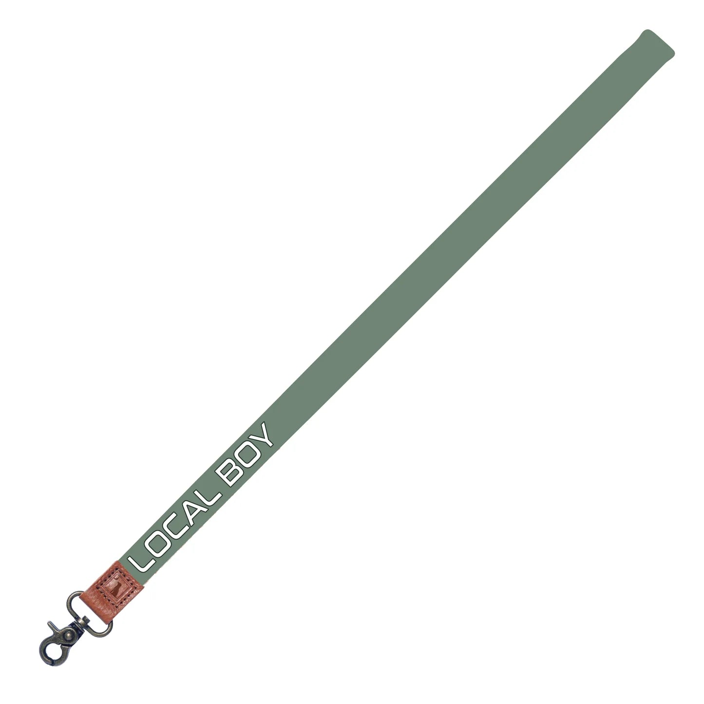 Local Boy Long Lanyard, Sage