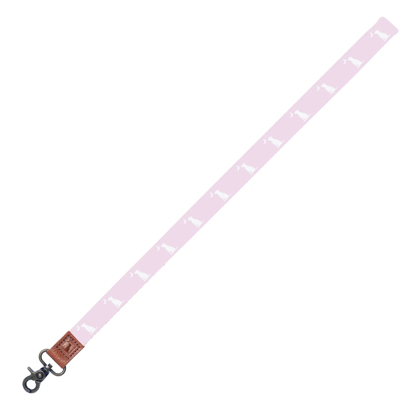 Local Girl Long Lanyard, Pink Dog & Moon