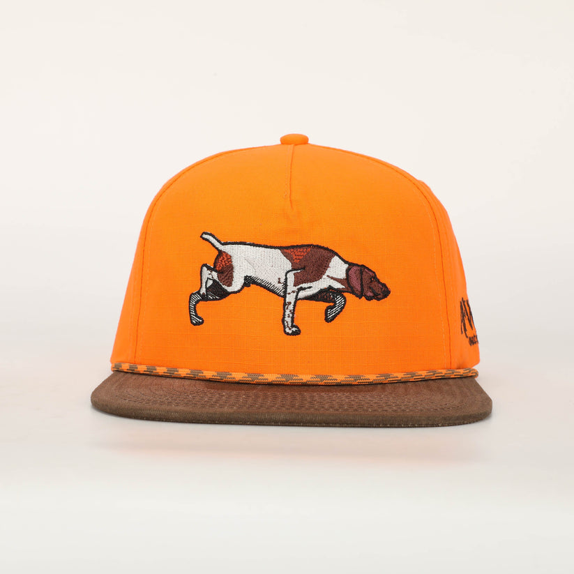 AFW Blaze Orange and Brown Ripstop Pointer Trucker