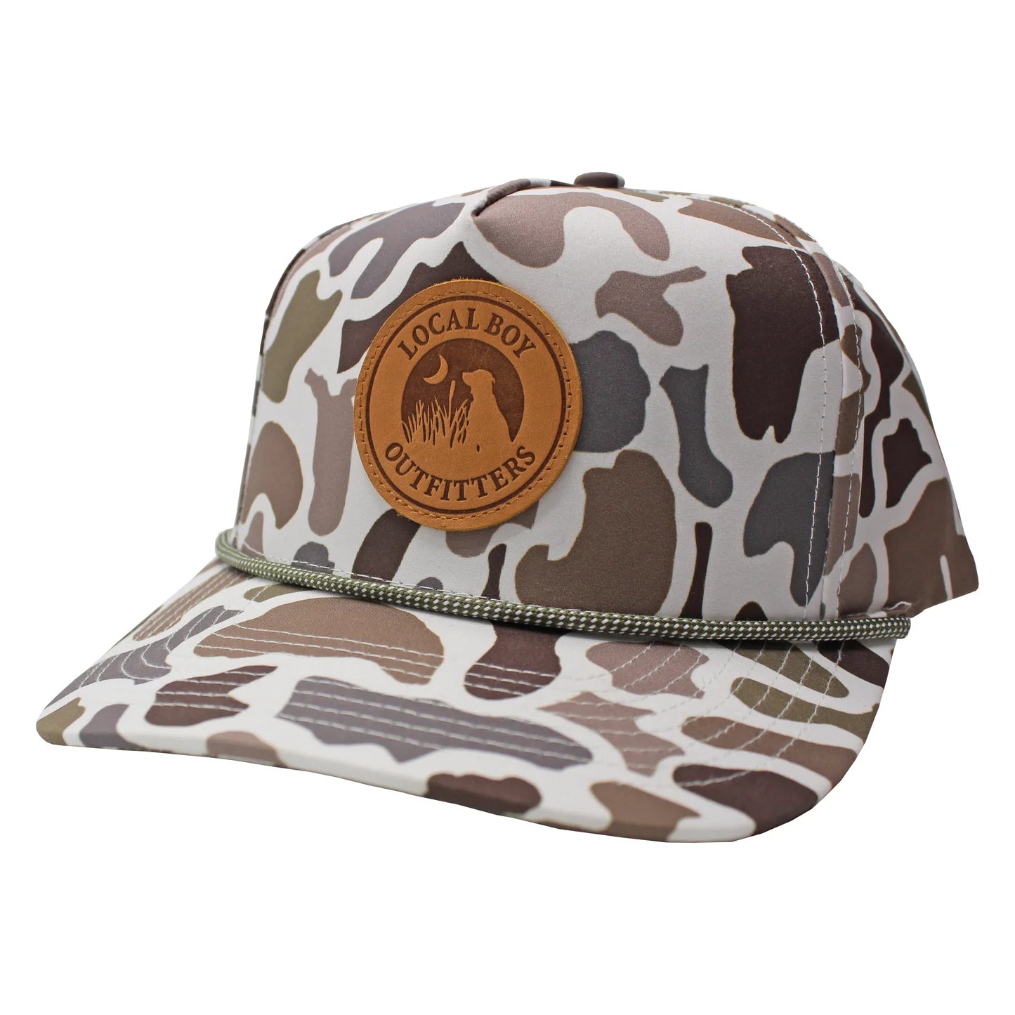Youth Leather Patch HC Rope Hat, Localflage