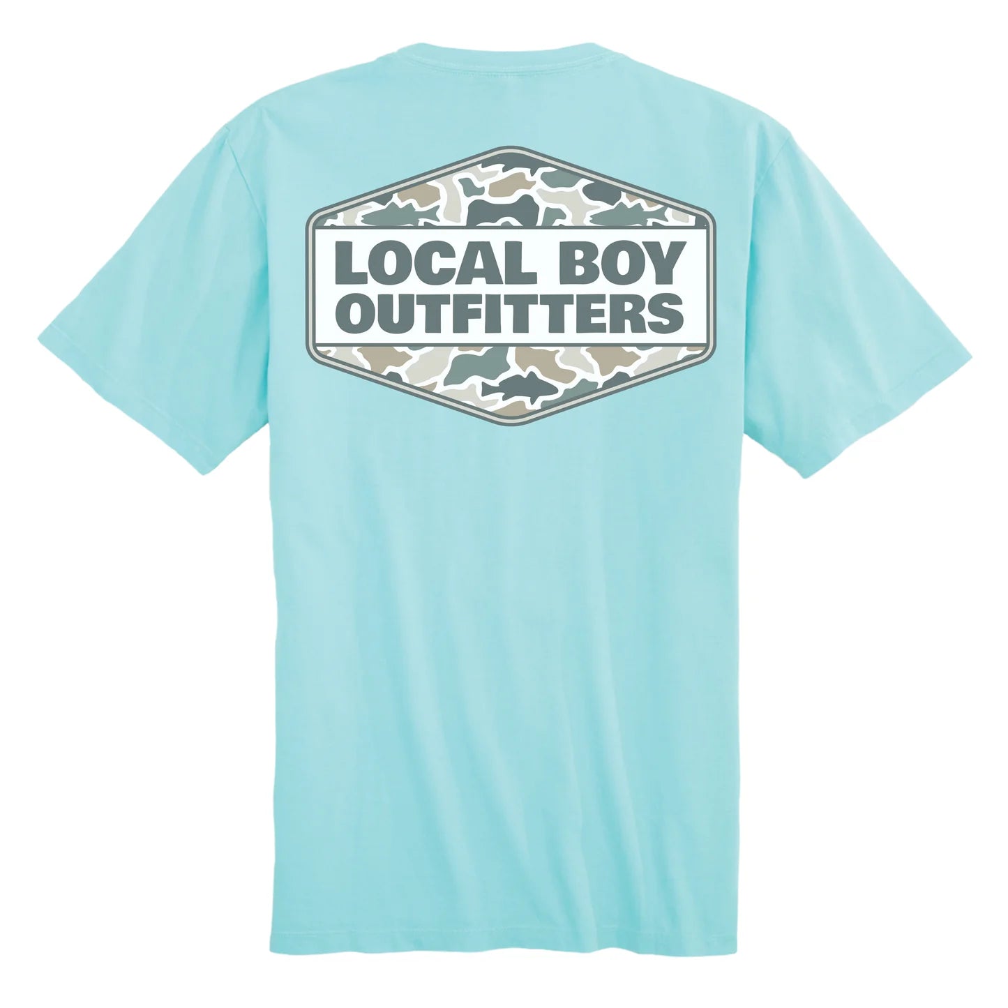 Fish Camo Diamond Crest Short Sleeve Tee