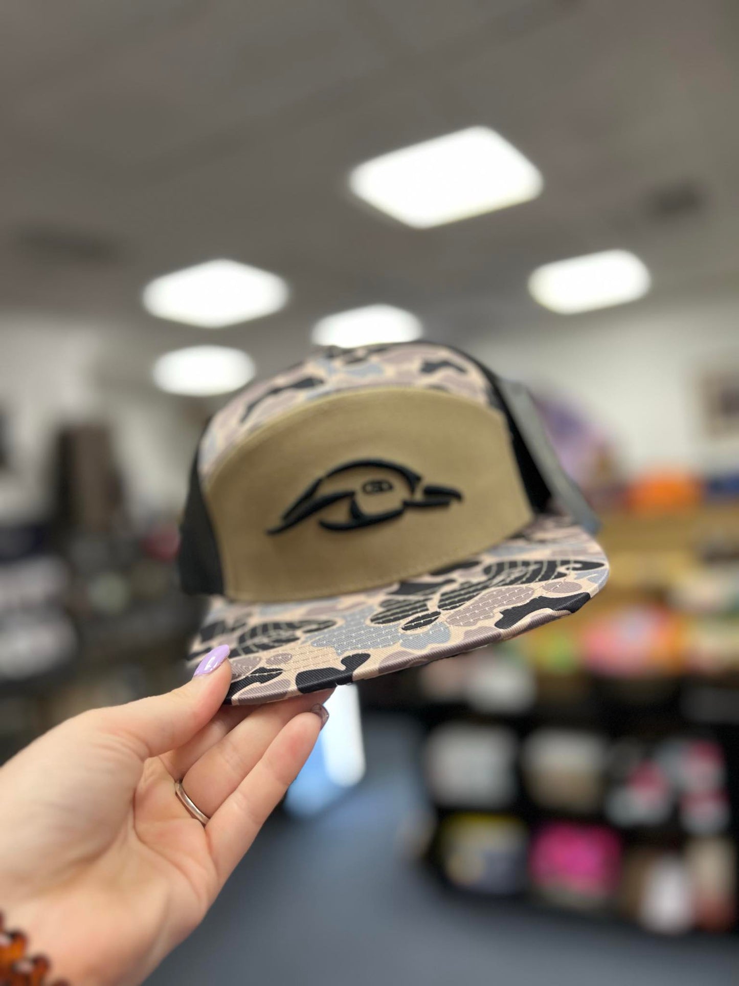 AFW 7 Panel Hardwoods II 3D Puff Cap