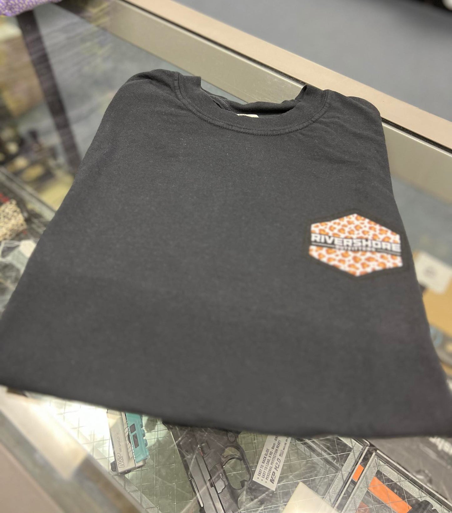 RSO Leopard Logo Short Sleeve, Black