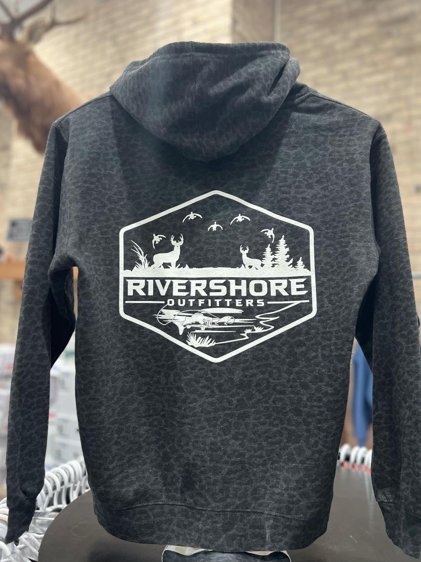 RSO Black Leopard Hooded Sweatshirt