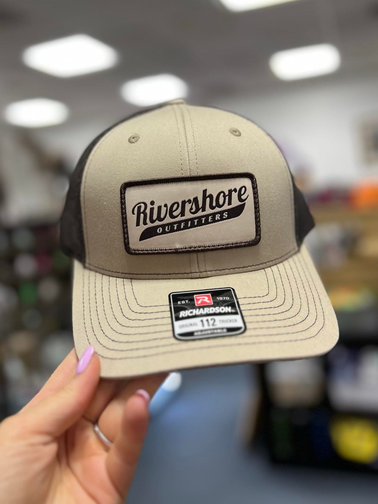 RSO Script Patch Hat, 112 Khaki/Coffee