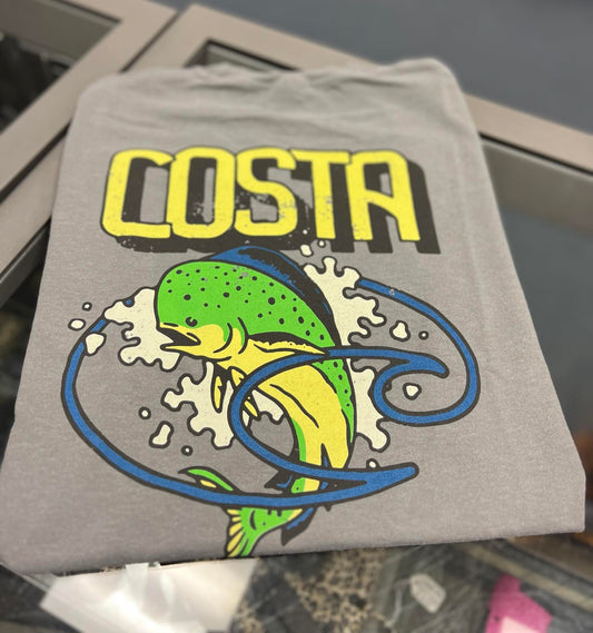 Costa Jumping Mahi Short Sleeve, Grey