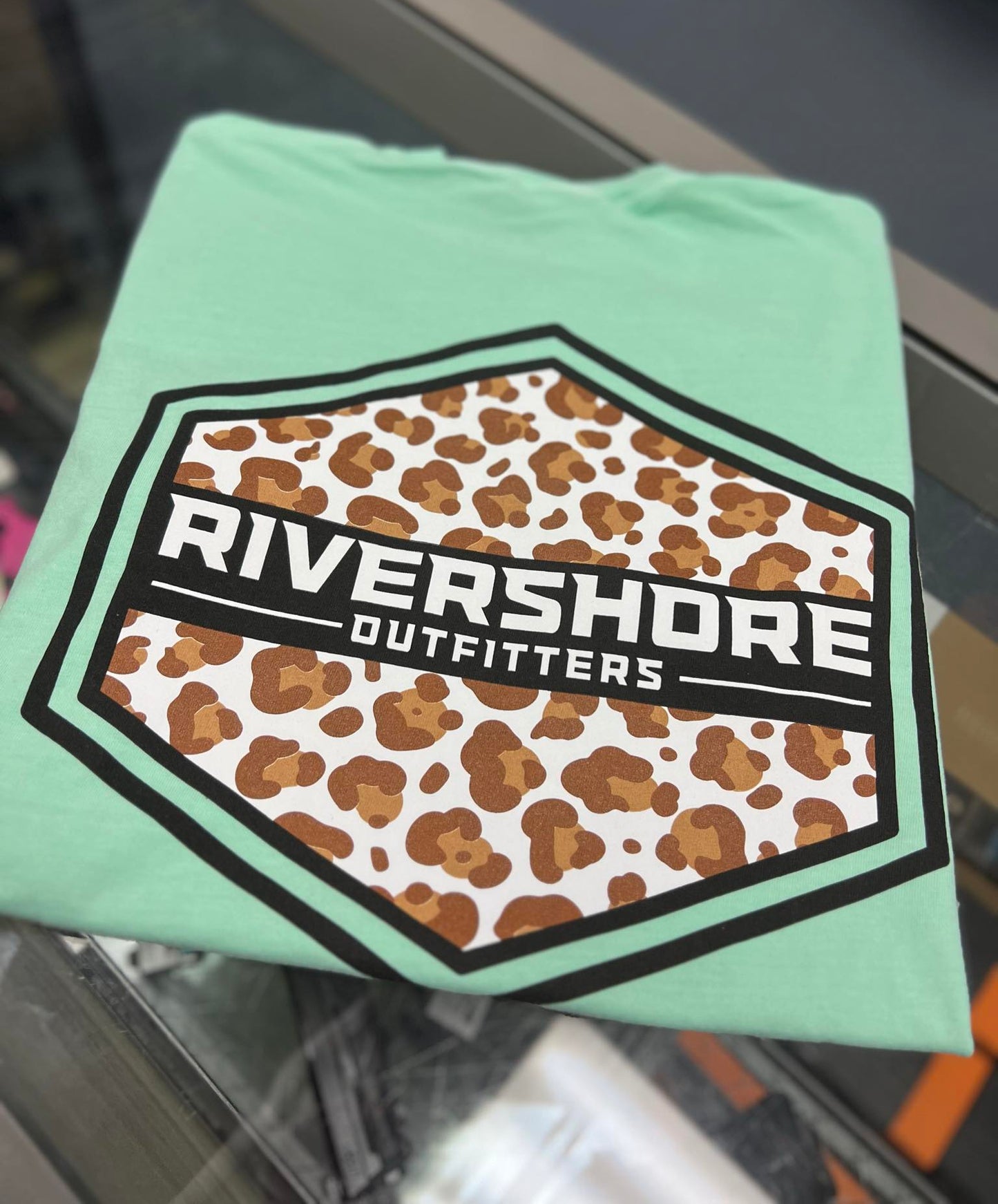 RSO Leopard Logo Short Sleeve, Island Reef