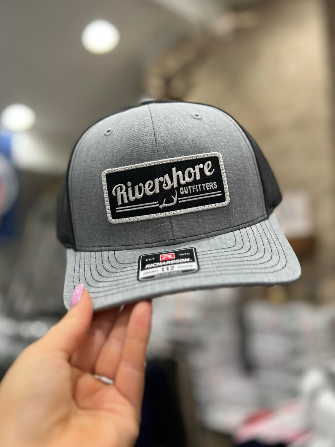 RSO Antler Patch Hat, 112 Heather Grey/Black
