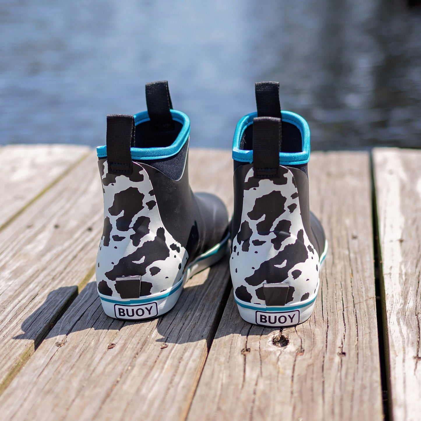 Women's Black/Cow Buoy Boots