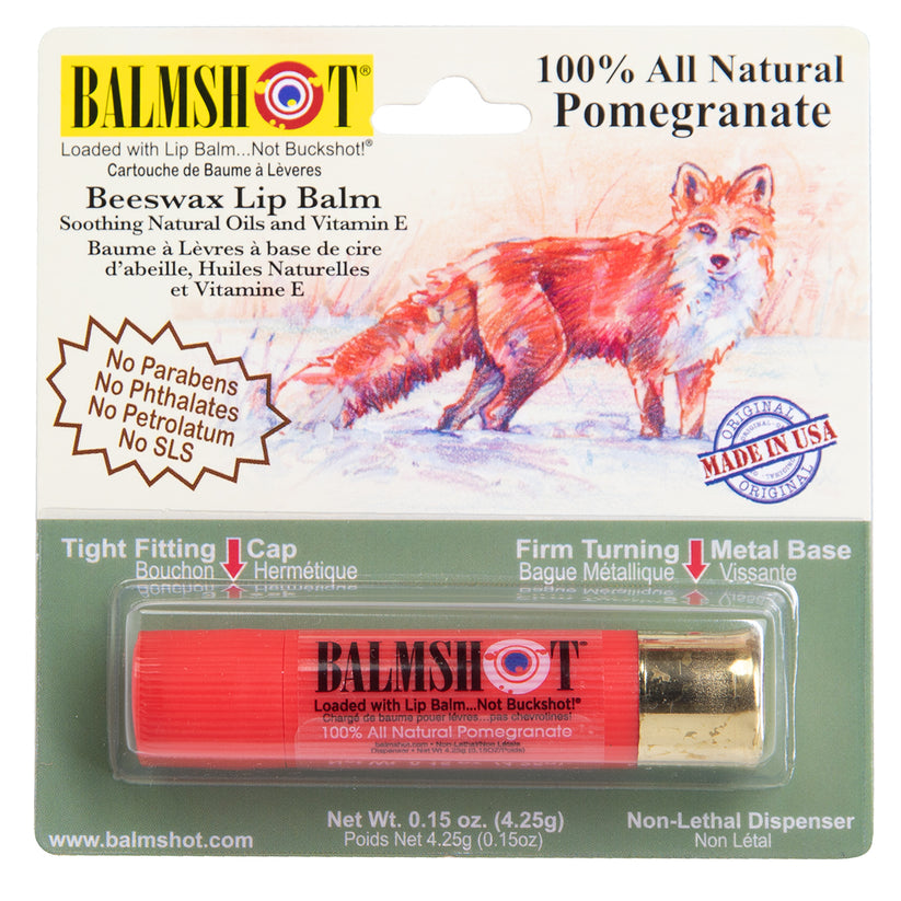 Balmshot Lip Balm, Pomegranate