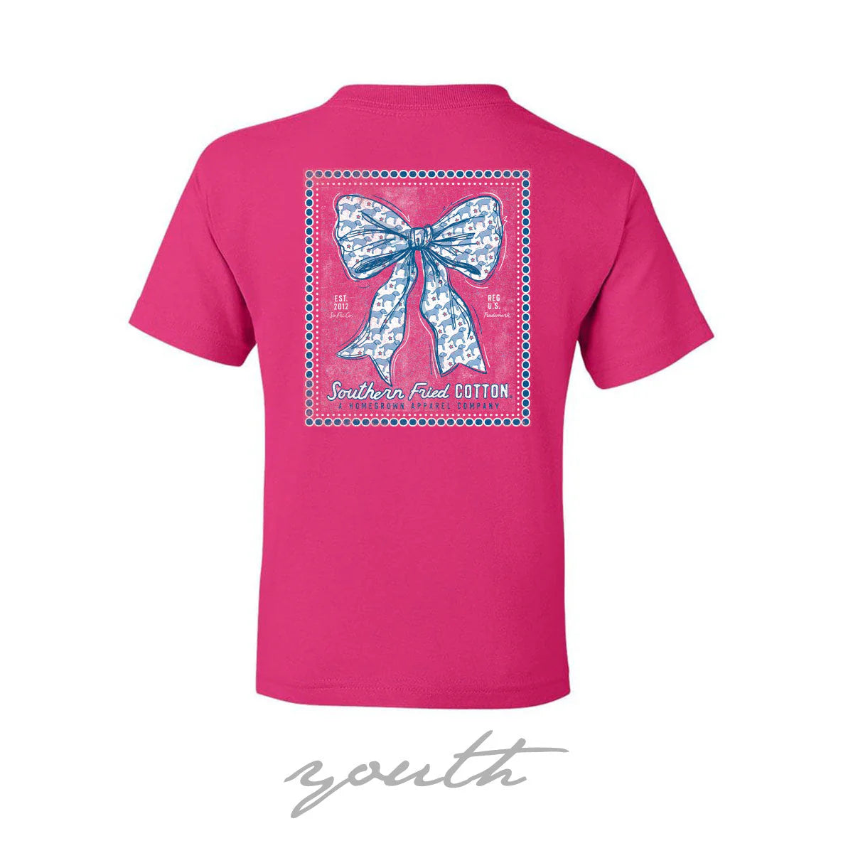 Youth Tied and True Short Sleeve, Pink