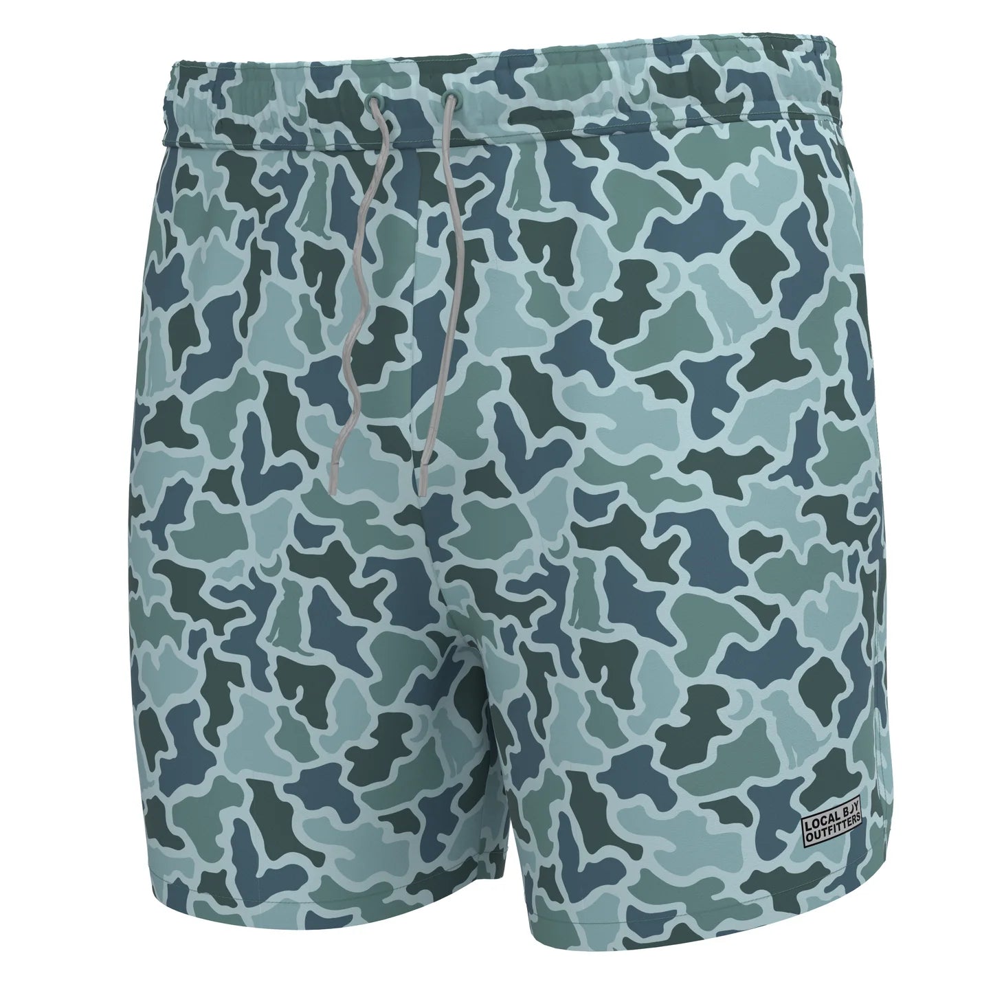 Bayview Swim Trunks, Blue Dog and Moon Camo