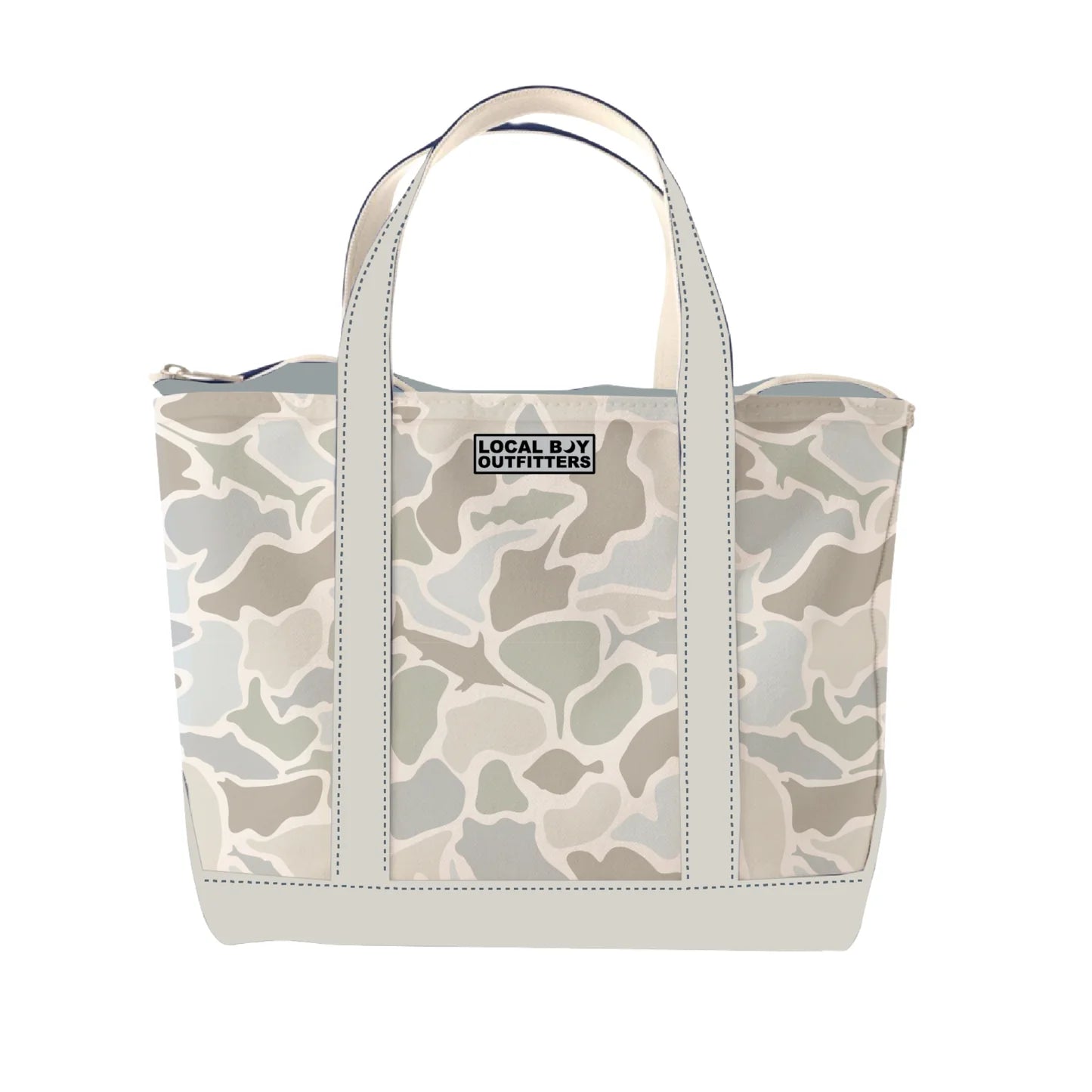 Camo Beach Tote, Saltwater Camo