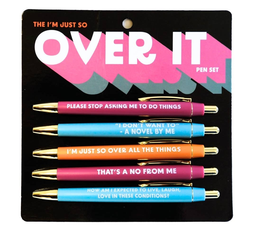 Over It Pen Set