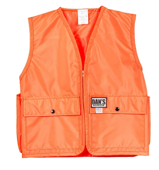 Dan's Blaze Orange Vest, Kids Style 411