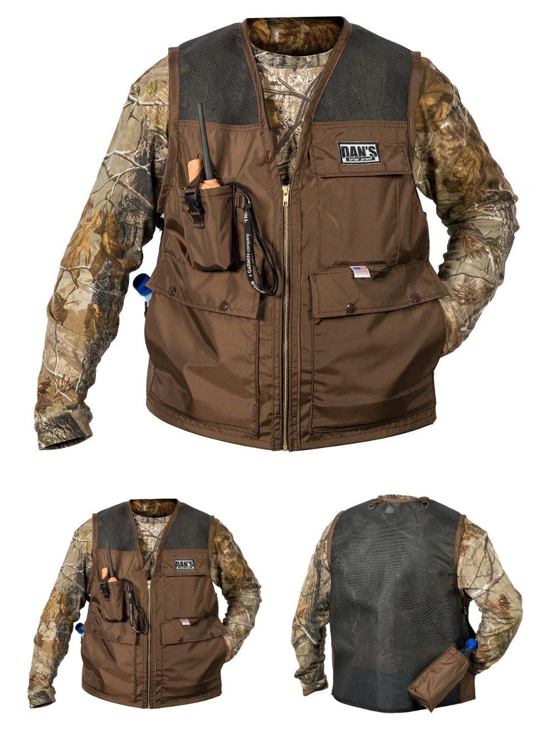 Dan's Dog Days Vest, Brown 428