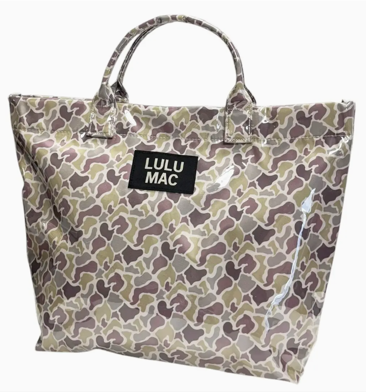Lulu Mac Tote Bag, Light Camo