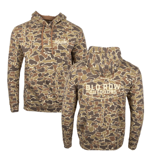 Old Row Outdoors Badge Duck Camo Hoodie