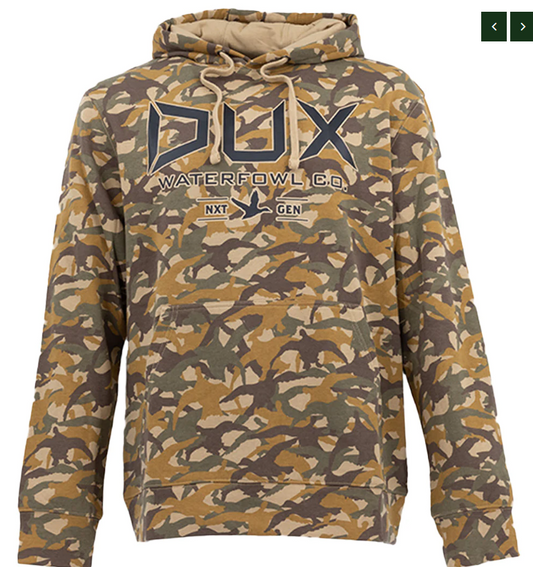 Cupped Dux Wetlands Camo Midweight Hoodie