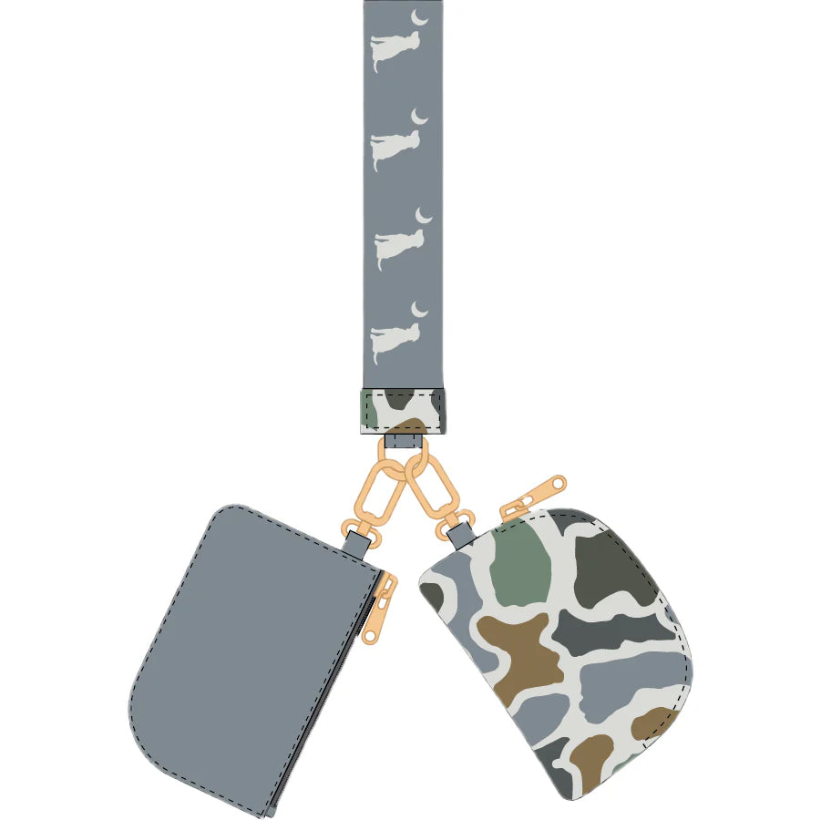 Local Girl LG Dual Wristlet, Localflage Bluff