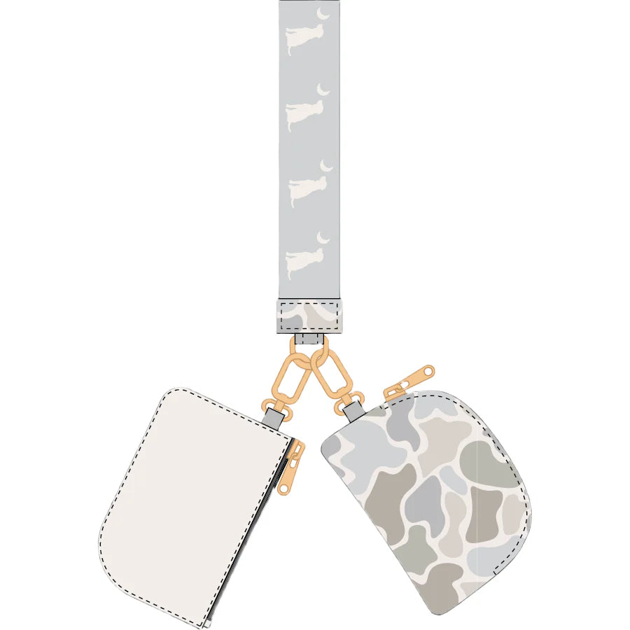 Local Girl LG Dual Wristlet, Forest Camo Saltwater