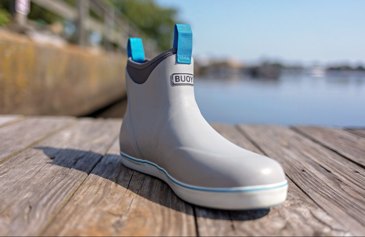Men's Gray/Blue Buoy Boots